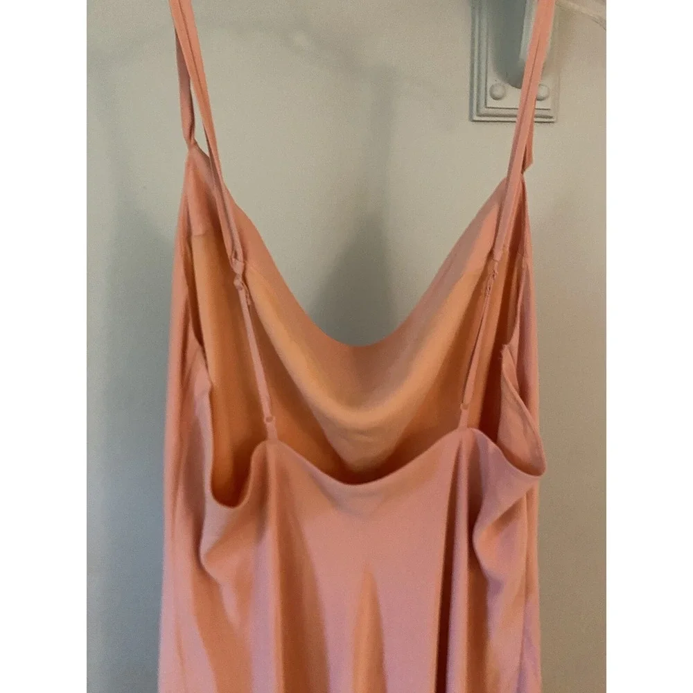 ABERCROMBIE & FITCH Peach Cowl Neck Maxi Dress XL